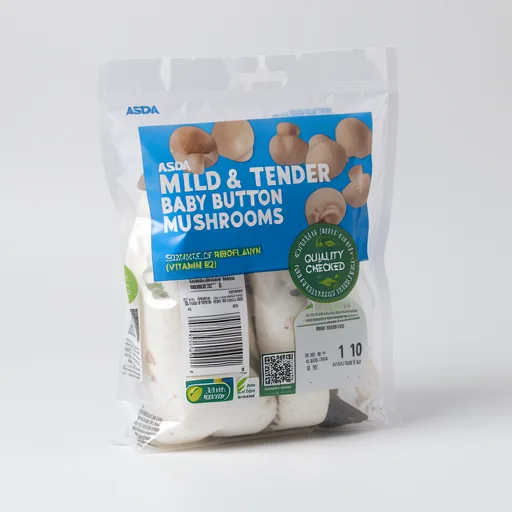 ASDA Mild & Tender Baby Button Mushrooms 200g