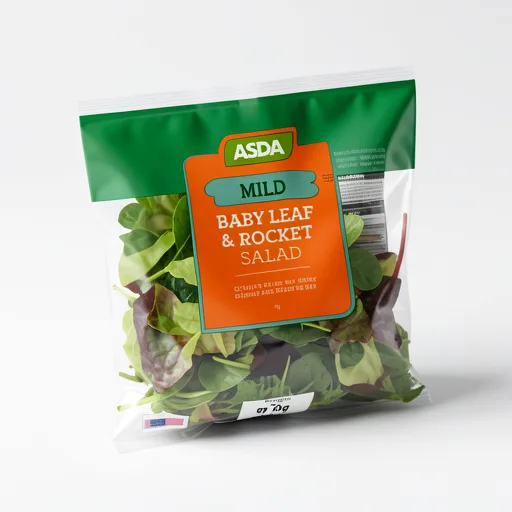 ASDA Delicate & Peppery Baby Leaf & Rocket Salad 75g