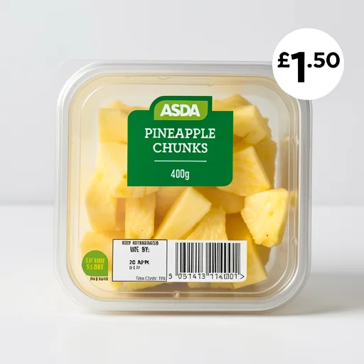 ASDA Juicy & Sweet Pineapple Chunks 400g