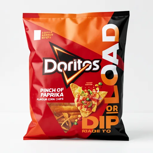 Doritos Dip or Load Paprika Tortilla Chips Sharing Crisps 230g