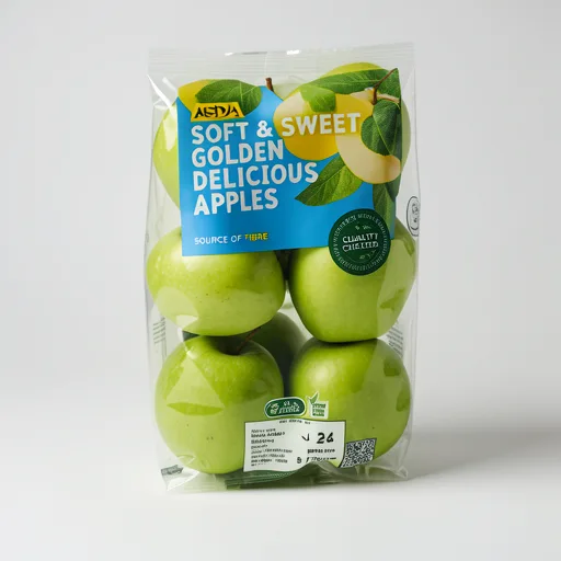 ASDA 6 Soft & Sweet Golden Delicious Apples