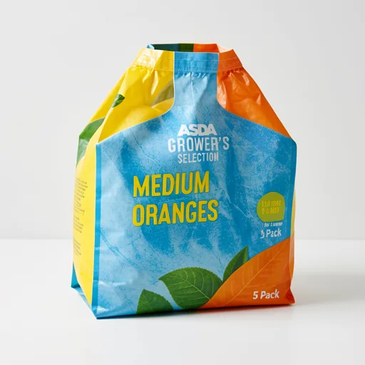 ASDA 5 Sweet & Juicy Medium Oranges