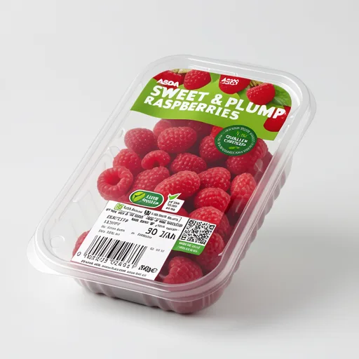 ASDA Sweet & Plump Raspberries 150g