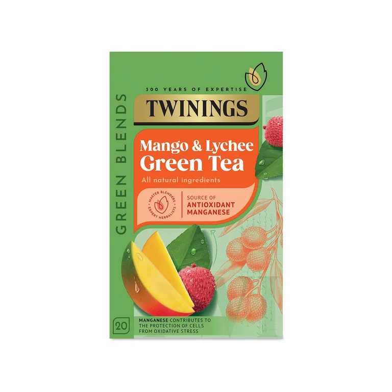 Twinings Mango & Lychee Green Tea, 20 Tea Bags