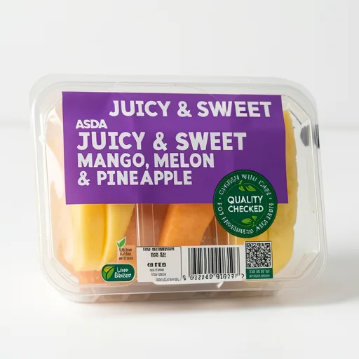 ASDA Juicy & Sweet Mango, Melon & Pineapple 240g