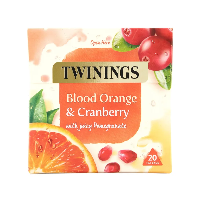 Twinings Blood Orange & Cranberry with Juicy Pomegranate Tea Bags x20 40g