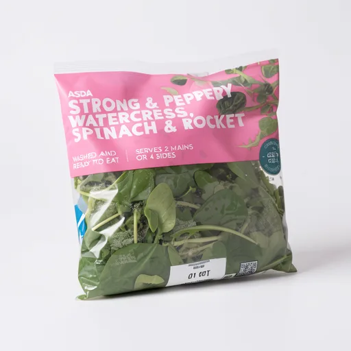 ASDA Strong & Peppery Watercress, Spinach & Rocket 80g