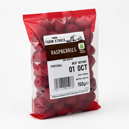 JUST ESSENTIALS by ASDA Raspberries 150g