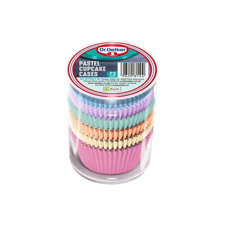 Dr. Oetker Pastel Cupcake Cases x72