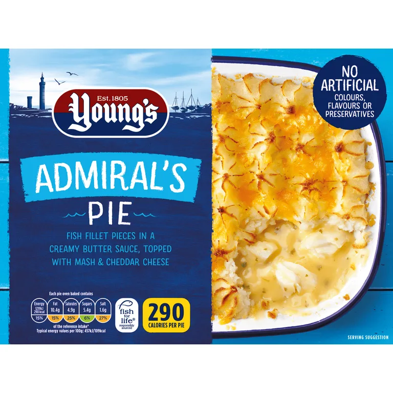 Young's Admirals Pie 300g