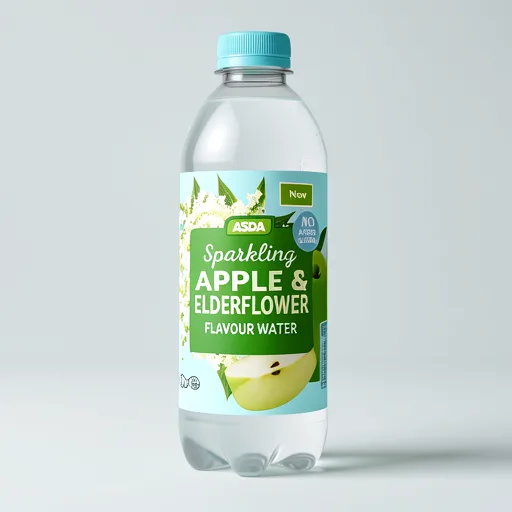 ASDA Sparkling Apple & Elderflower Flavour Water 1 Litre