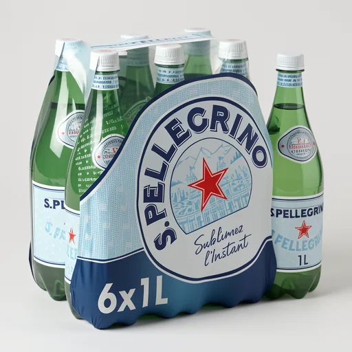 San Pellegrino Sparkling Natural Mineral Water Multipack 6x1L