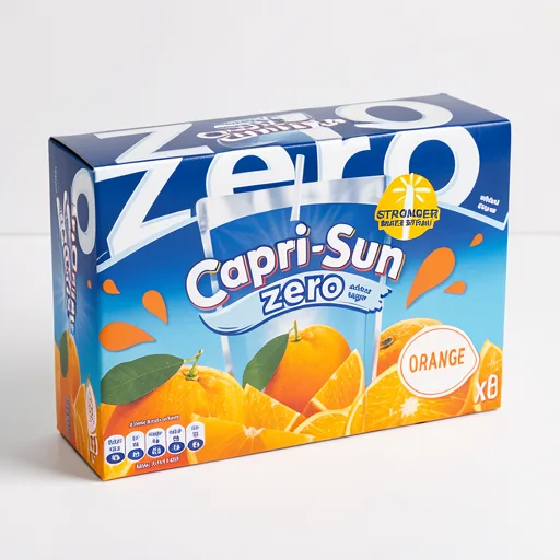 Capri-Sun Zero Orange 8 x 200ml Kids' Juice Drink