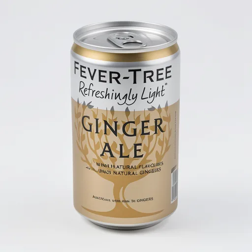 Fever-Tree Refreshingly Light Premium Ginger Ale 8 x 150ml