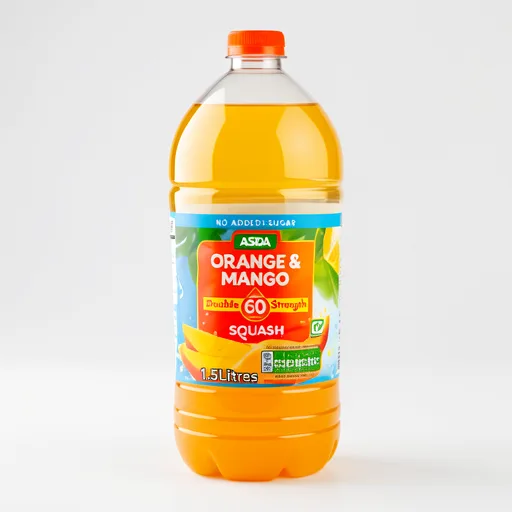 ASDA Orange & Mango Squash 1.5 Litres