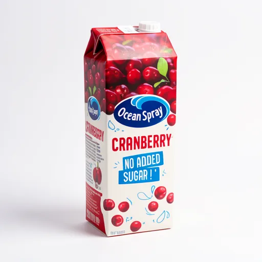 Ocean Spray No Added Sugar Cranberry Juice 1L