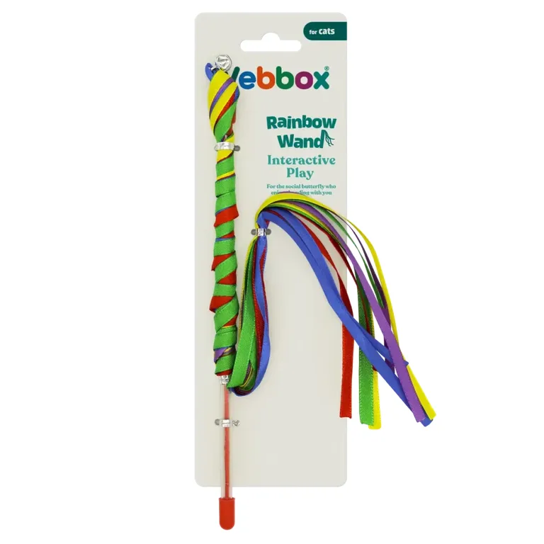 Webbox Rainbow Wand for Cats