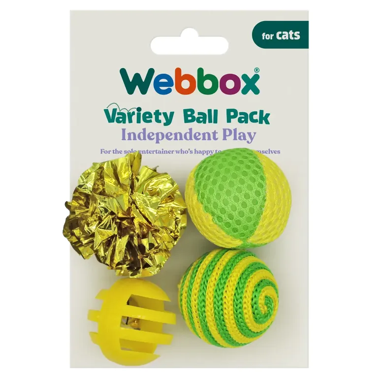 Webbox Variety Ball Pack for Cats