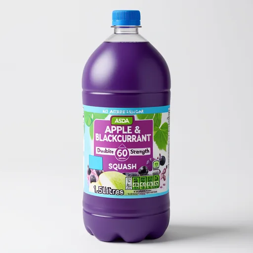 ASDA Apple & Blackcurrant Squash 1.5 Litres