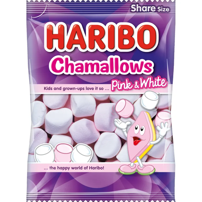 Haribo Chamallows Pink & White Marshmallows 140g