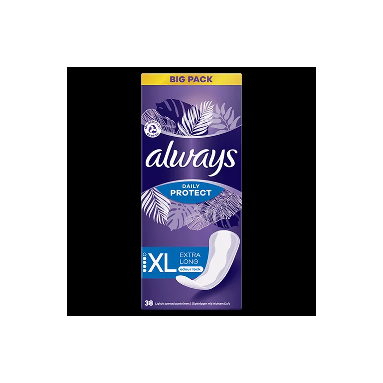 Always Dailies Extra Protect Panty Liners Long Plus x 24