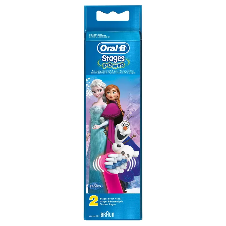 Oral-B kids Frozen Replacement Electric Toothbrush Heads x4