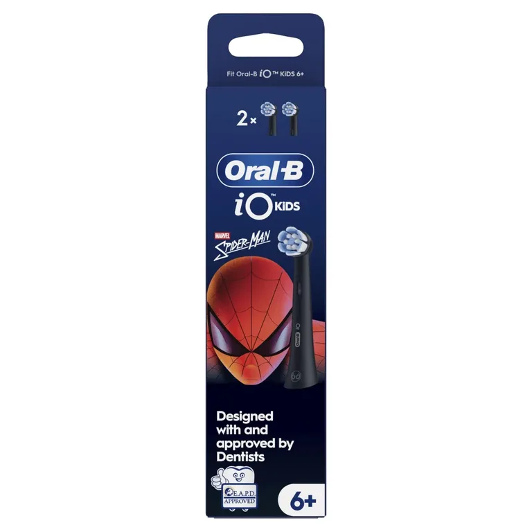Oral-B iO Kids Marvel Spiderman Electric Toothbrush Head for Age 6+ x2