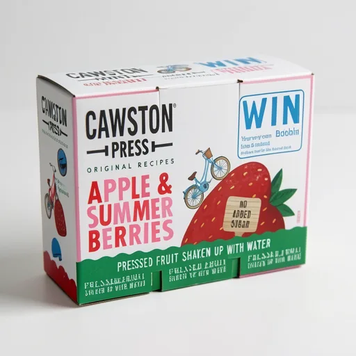 Cawston Press Apple & Summer Berries Kids Juice Drink 3x200ml