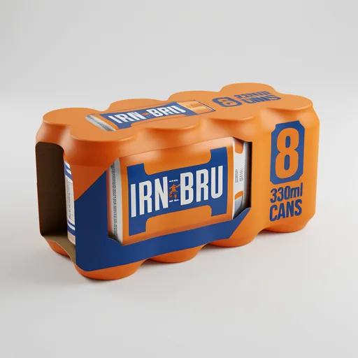 IRN-BRU IRN-BRU Regular Soft Drink Can Multipack 8x330ml