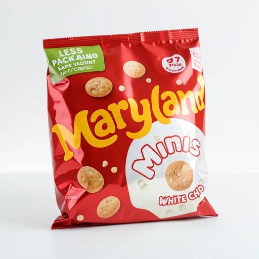 Maryland 6 Cookies Minis White Multipacks Chocolate Chip