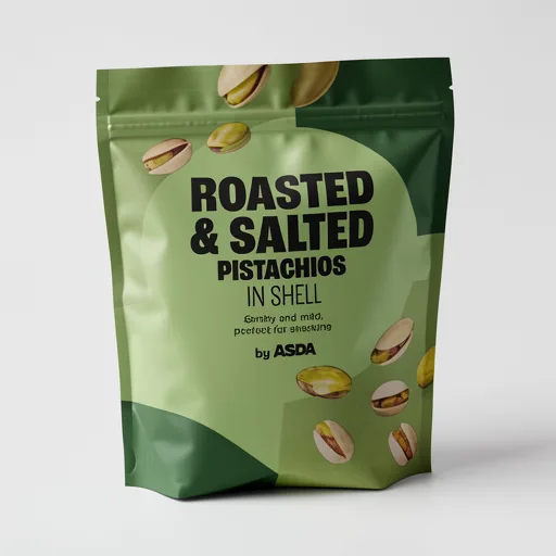 ASDA Roasted & Salted Pistachios in Shell 500g