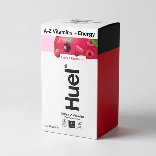 Huel Cherry & Raspberry Daily A-Z Vitamins 4 x 330ml