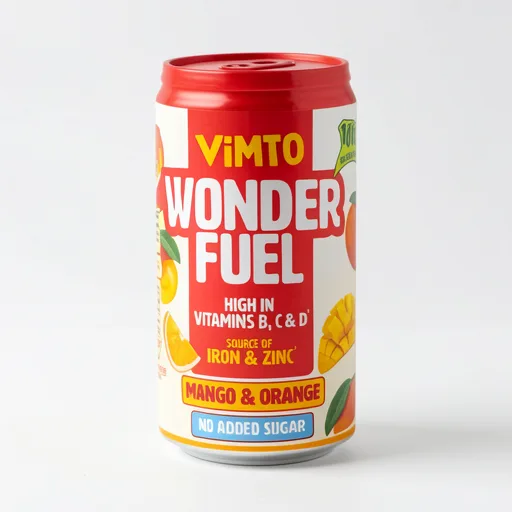 Vimto Wonderfuel Mango & Orange Squash 725ml