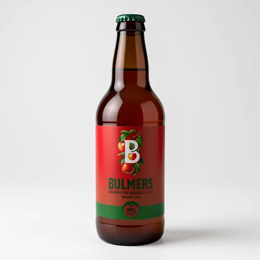Bulmers Crushed Red Berries & Lime Cider Bottle 4% ABV 500ml