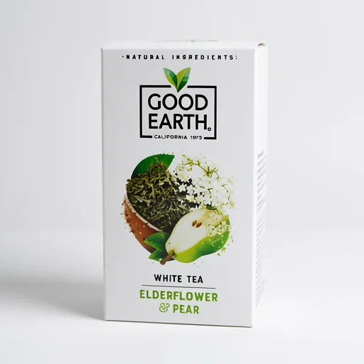 Good Earth Elderflower & Pear 15 Biodegradable Teabags 18g