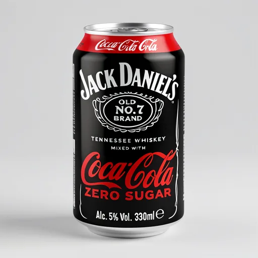 Jack Daniel's and Coca-Cola Zero 330ml Pre-Mixed Can