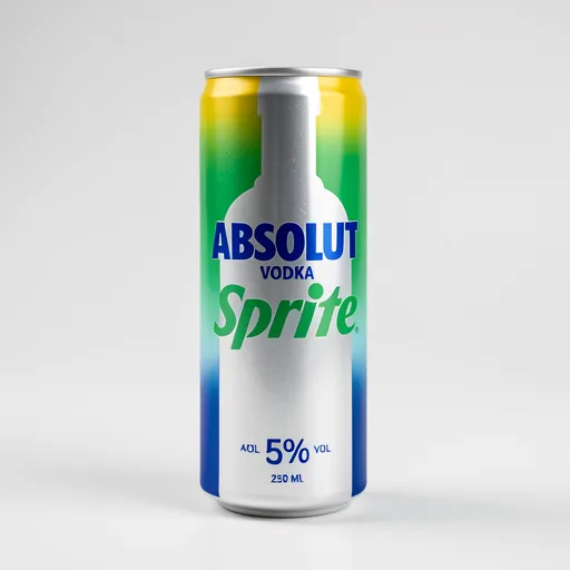 Absolut Vodka & Sprite 250ml