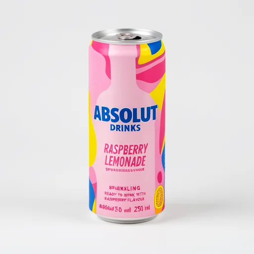 Absolut Pre-Mixed Raspberry Lemonade Vodka Drink 250ml