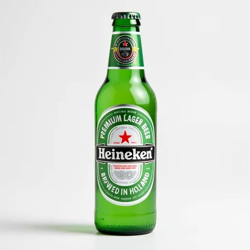 Heineken Original Premium Lager Beer 5% ABV Large Bottle 650ml