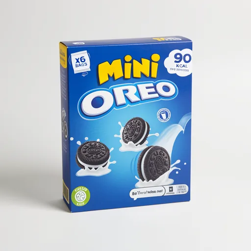 Oreo OREO Mini Vanilla Sandwich Biscuits 6 Snack Packs 114g (6 x 19g)