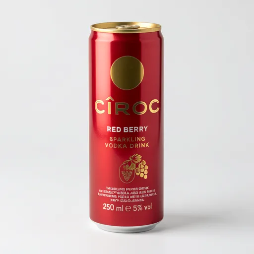 Ciroc Cîroc Red Berry Sparkling Vodka Drink 5% vol 250ml Can