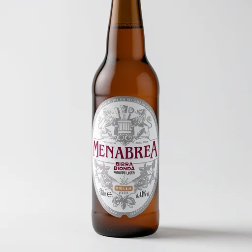 Menabrea Birra Blonda Italian Lager Beer