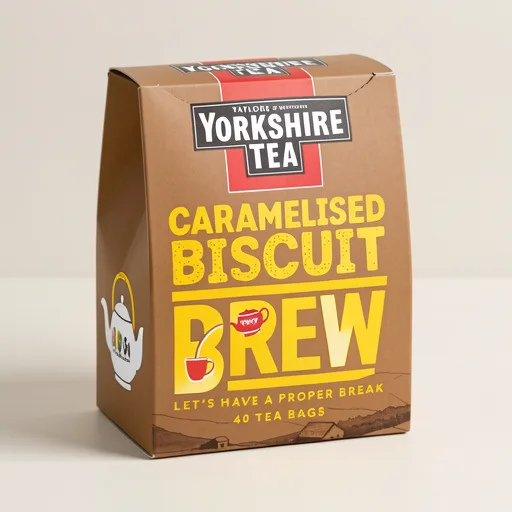 Yorkshire Tea Caramelised Biscuit Brew 40 Tea Bags 112g