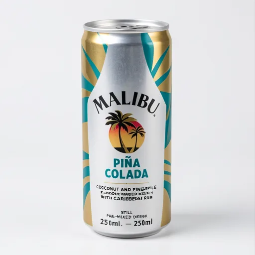 Malibu Pre-Mixed Piña Colada Rum Drink 250ml