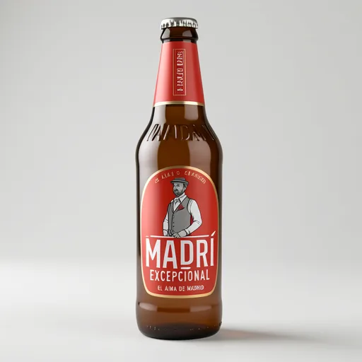 Madri Exceptional Premium Lager Beer Bottle 660ml
