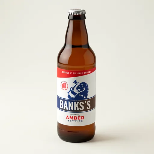 Banks's Amber Ale Beer Bottle 500ml