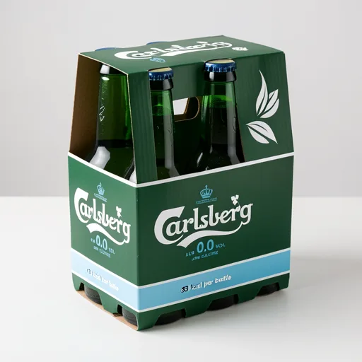 Carlsberg Pilsner Alcohol Free 4 x 330ml Bottle