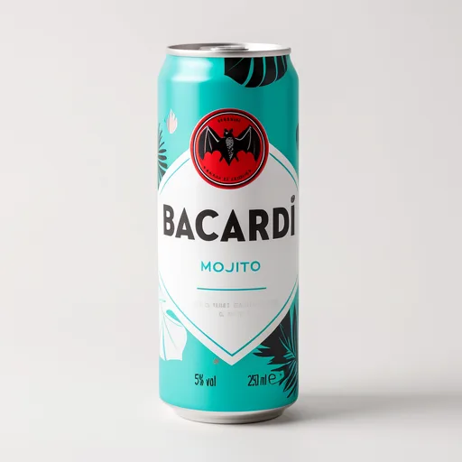 Bacardi BACARDÍ Mojito Premix Rum Cocktail, 25cl