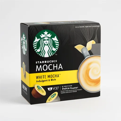 Starbucks by Nescafé Dolce Gusto White Mocha Coffee Pods 6 Drinks, x12