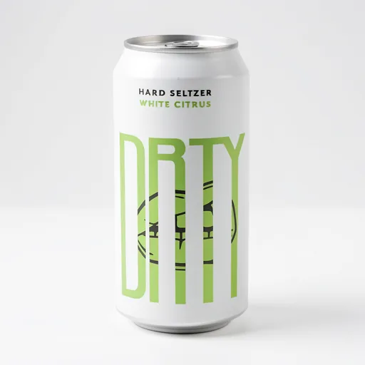 Drty Hard Seltzer Hard Seltzer White Citrus Alcoholic Sparkling Water 330ml